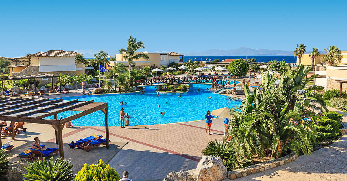 Een foto van het zwembad bij Natura Village Hotel & Spa