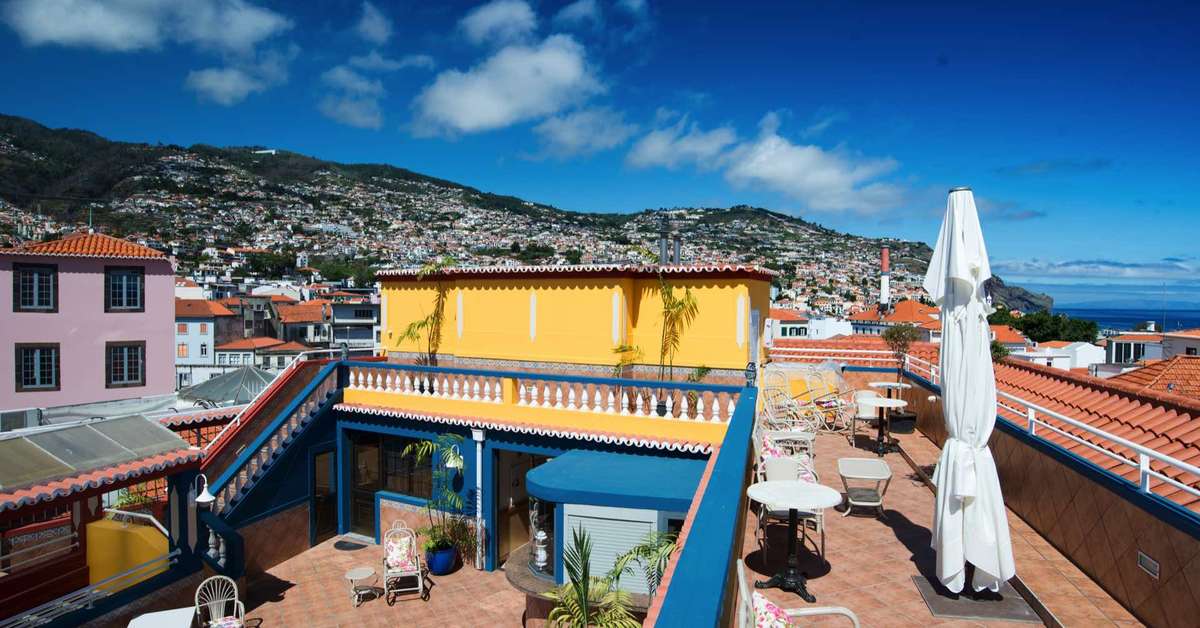 Ein Foto von der Terrasse im Se Boutique Hotel