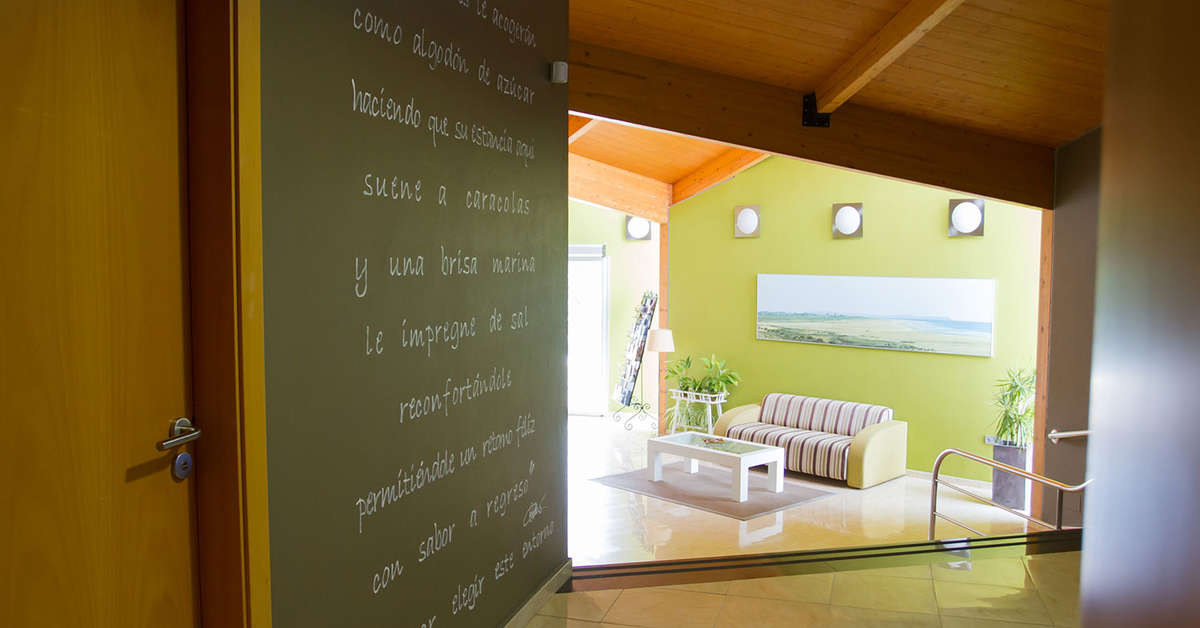 Een foto van het interieur van Hotel Pradillo Conil
