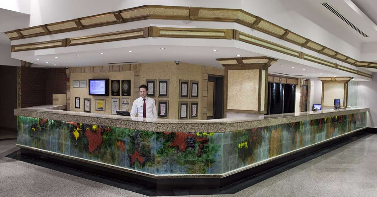 Een foto van het interieur van Sunrise Resort Hotel