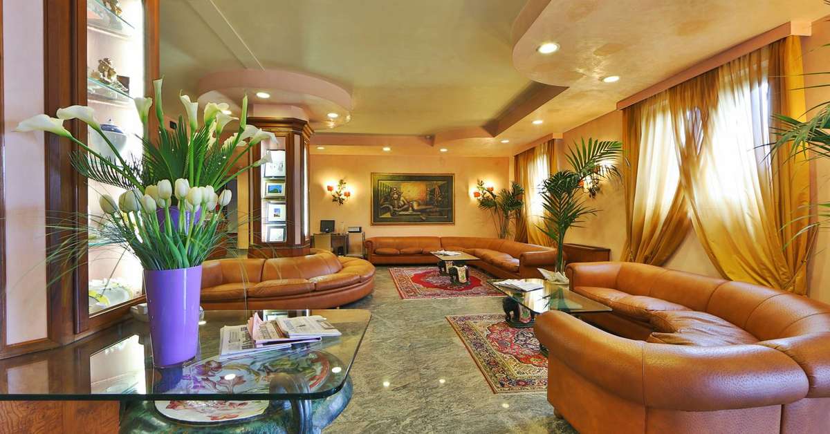 Een foto van het interieur van Best Western Grand Hotel Guinigi
