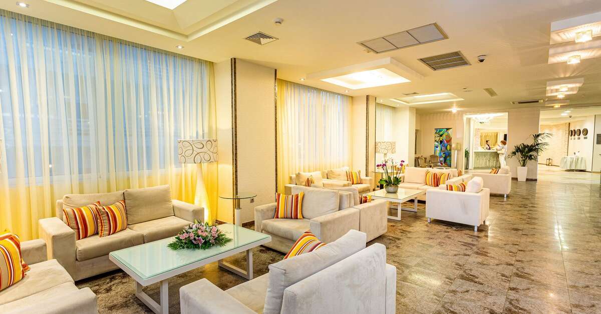 Een foto van het interieur van Rhodos Horizon Blu