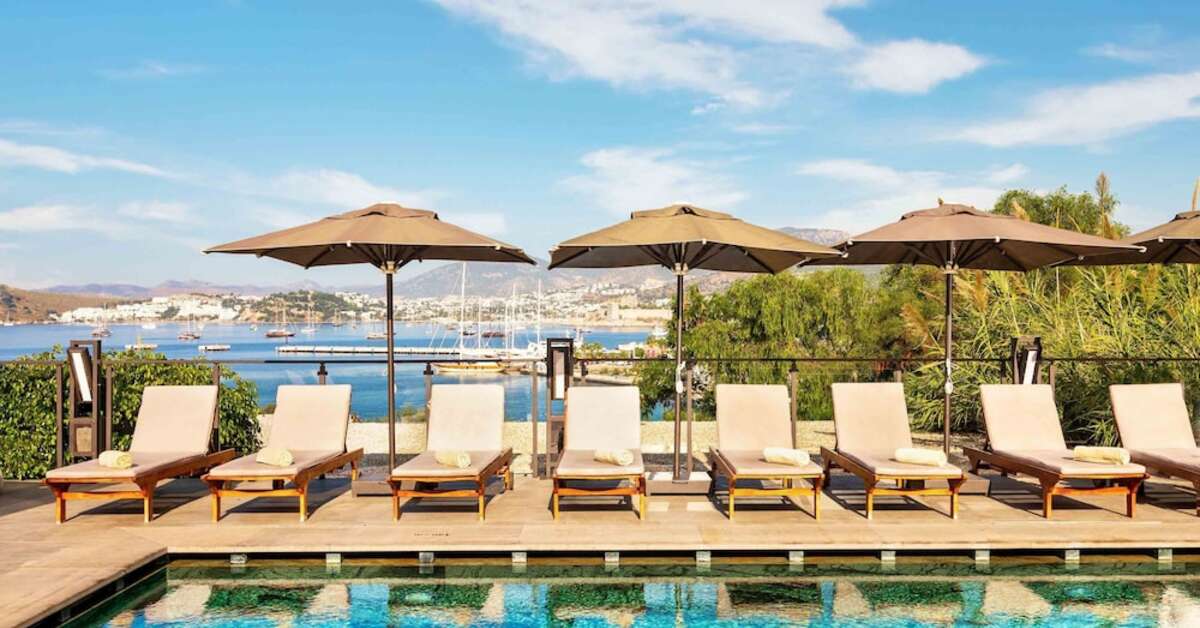 Een foto van het zwembad bij Senses Hotel Bodrum