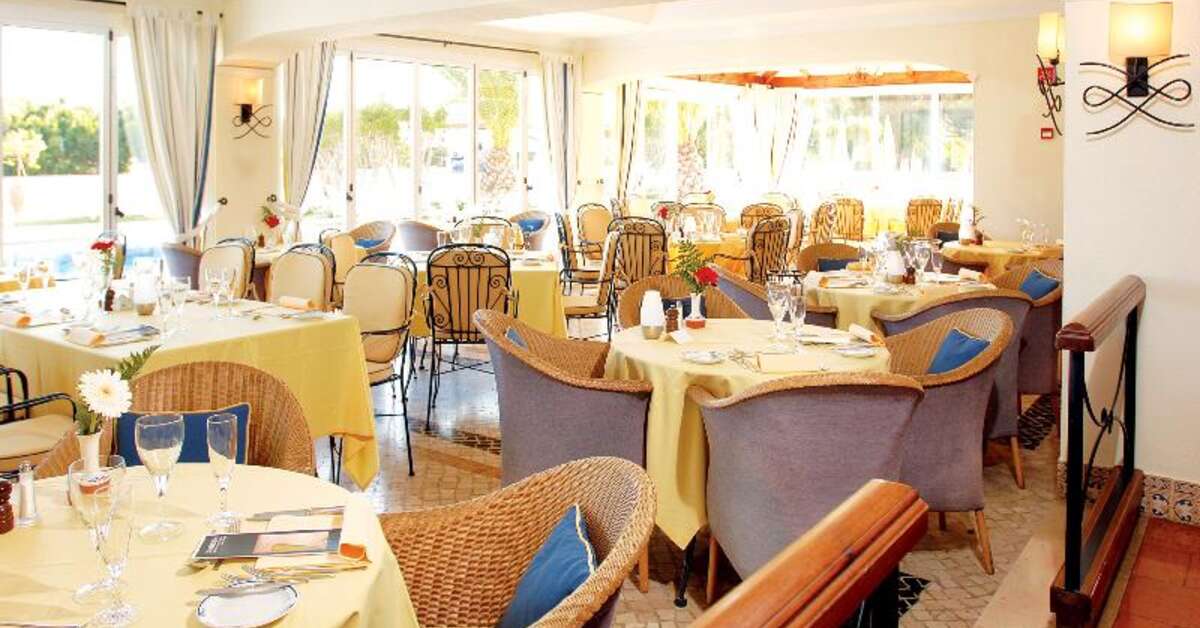Ein Foto von den Einrichtungen im Dona Filipa Hotel