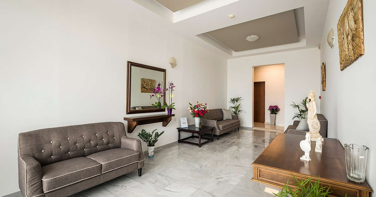 Een foto van het interieur van Hotel Vantaris Garden