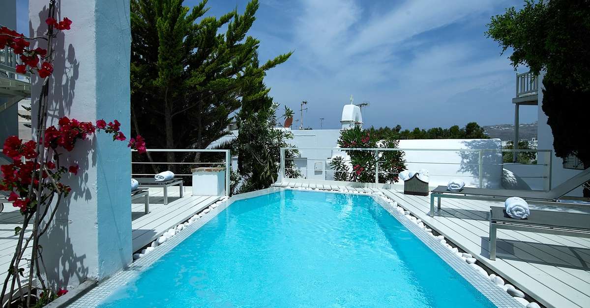 Een foto van het zwembad bij Semeli The Hotel