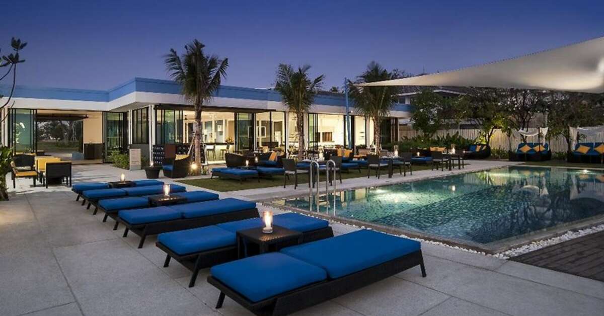 Een foto van het zwembad bij Amari Hua Hin