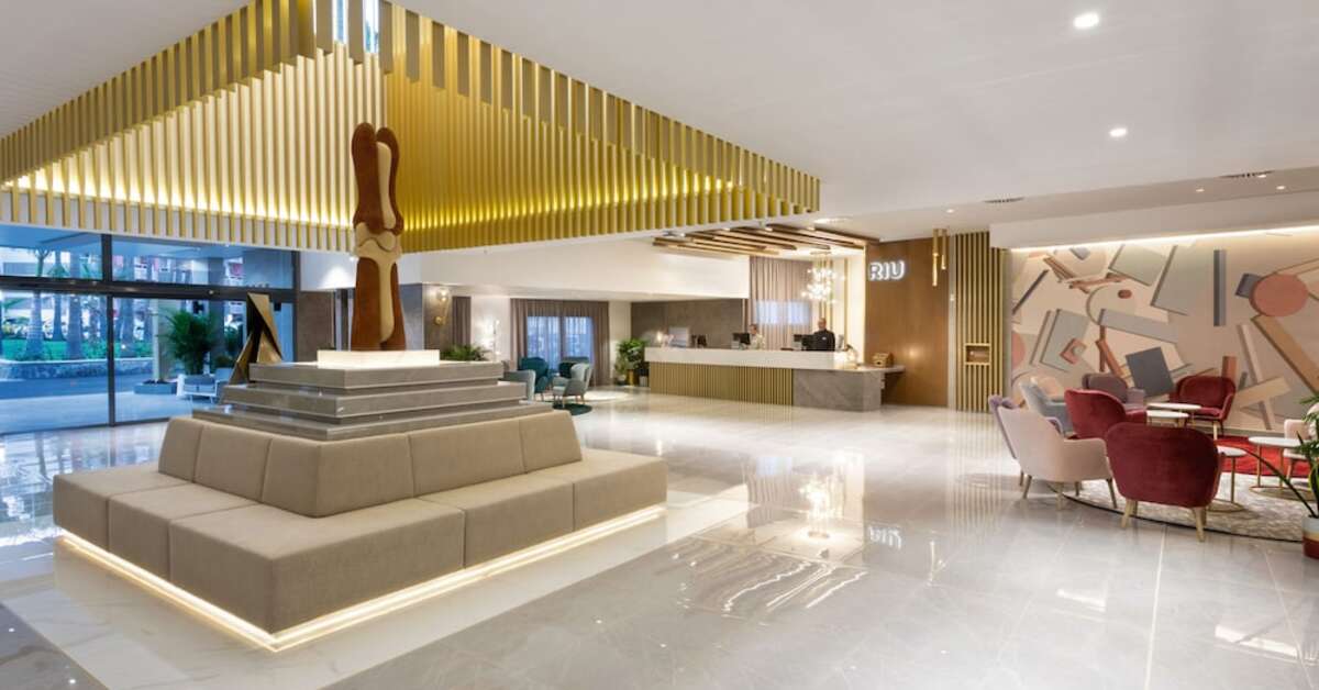 Een foto van het interieur van Riu Palace Palmeras