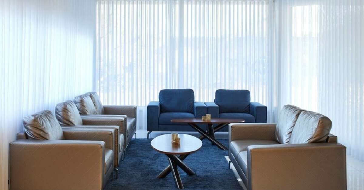 Een foto van het interieur van Santa Eulalia Hotel & Spa