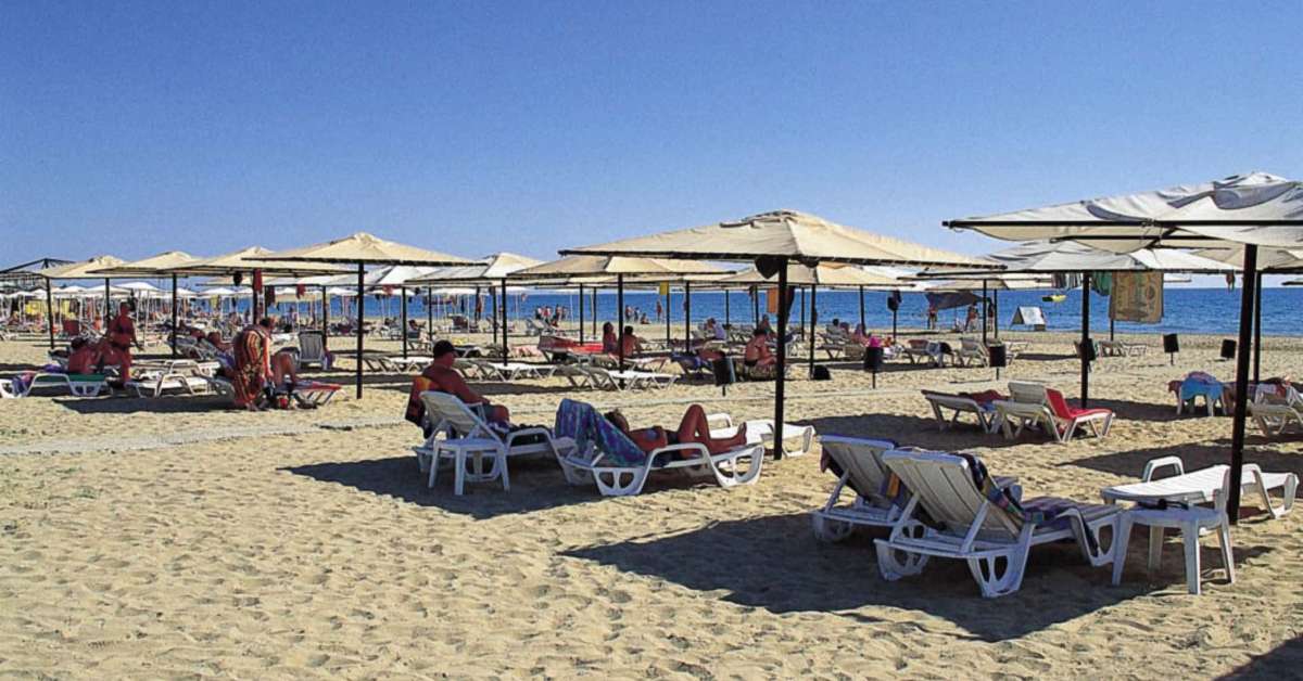 Een foto van het strand bij Hotel Villa Side