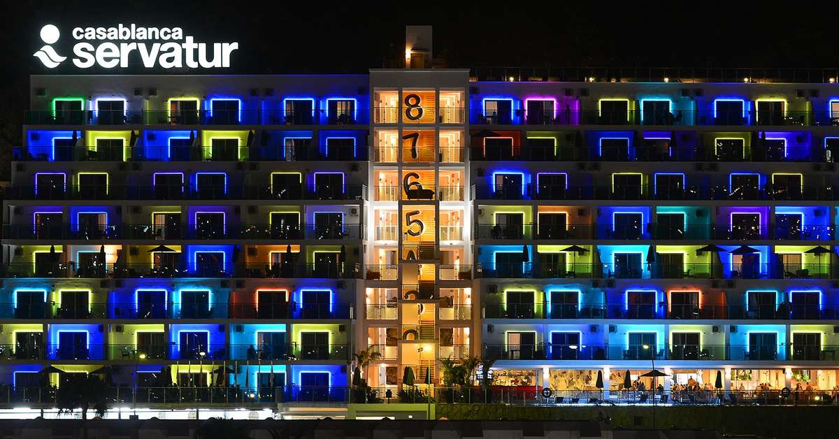 Ein Foto von der Außenansicht des Hotel Servatur Casablanca