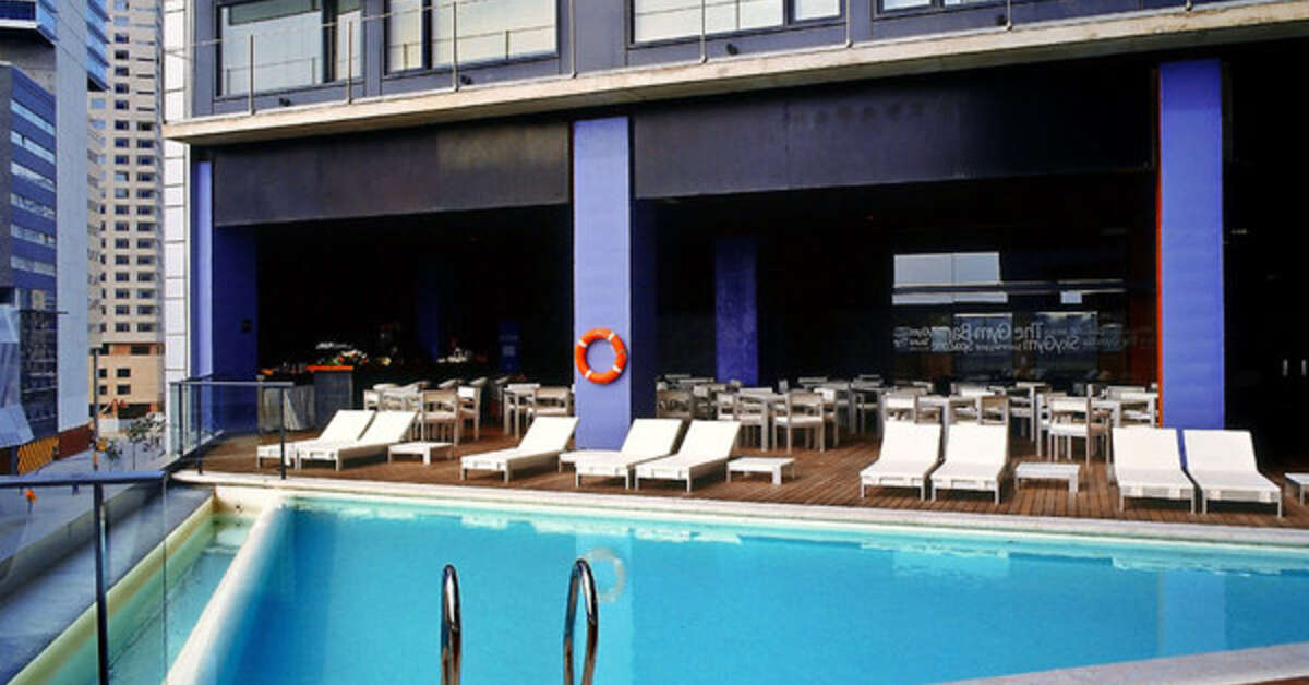 Een foto van een overzicht van Hotel Barcelona Princess