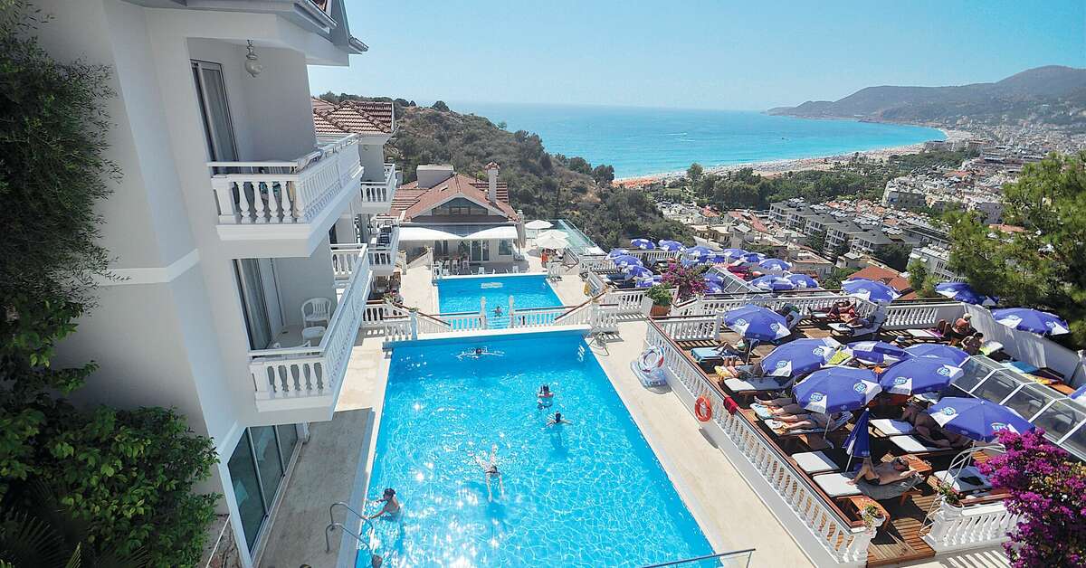 Ein Foto von einer Übersicht des Sunny Hill Alya Hotel