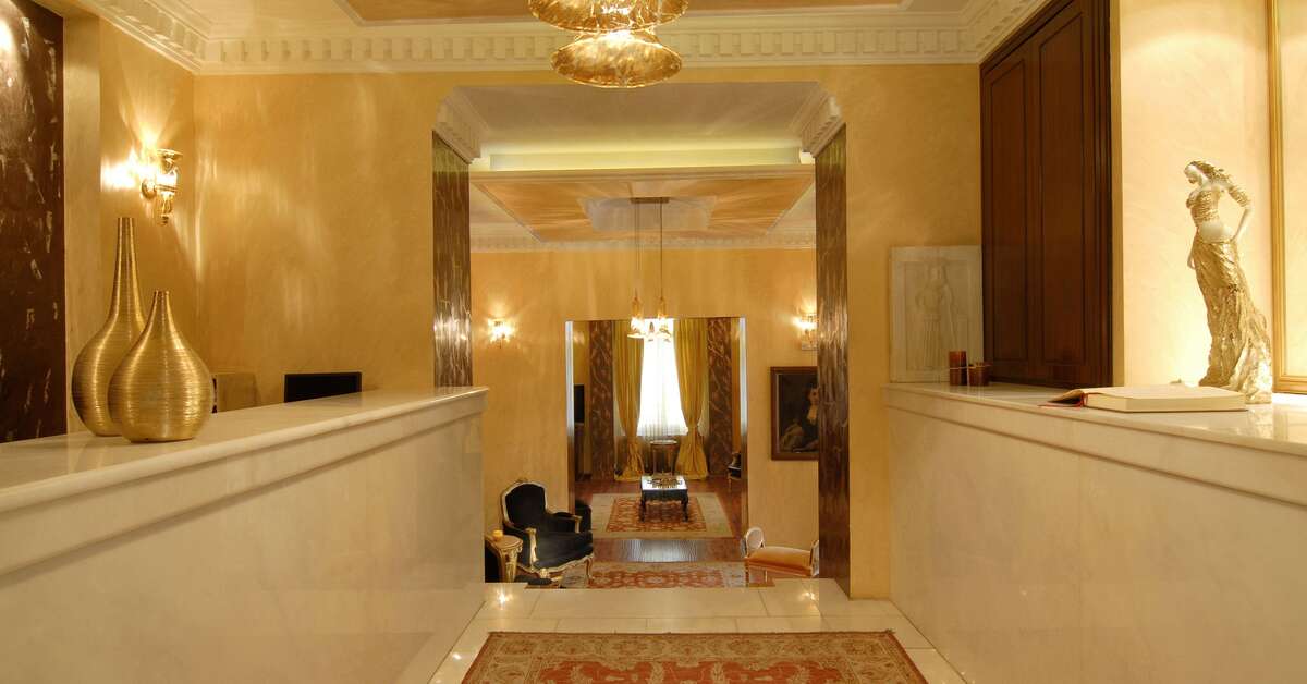 Een foto van het interieur van Acropolis Museum Boutique Hotel