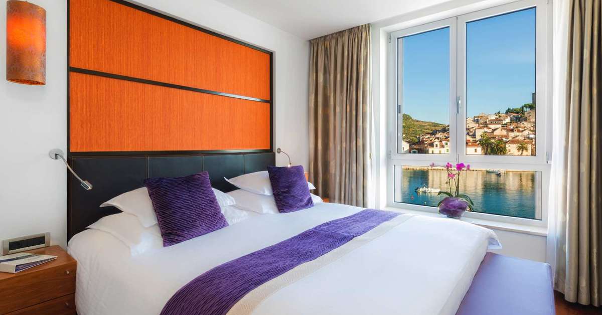 Een foto van een overzicht van Adriana Hvar Spa Hotel