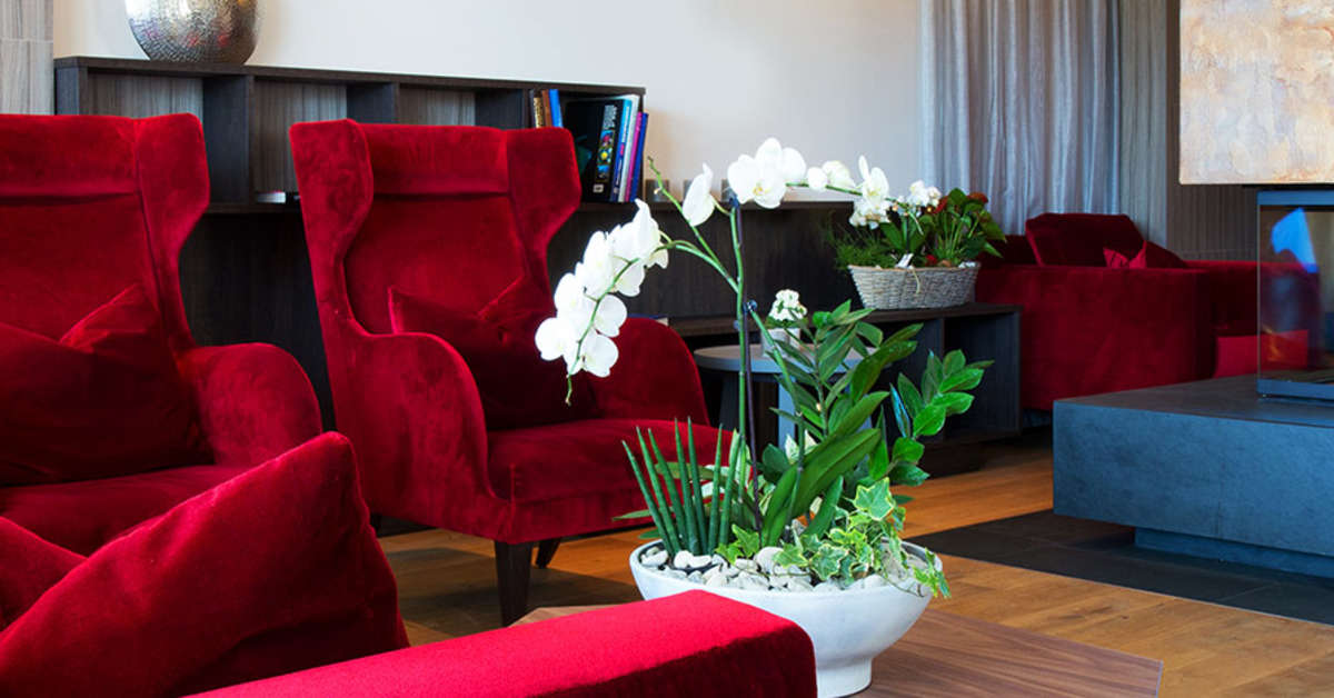 Een foto van het interieur van Bio- & Wellnesshotel Alpenblick