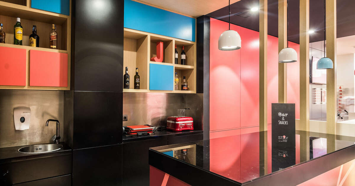 Een foto van het interieur van Stay Hotel Porto Centro Trindade
