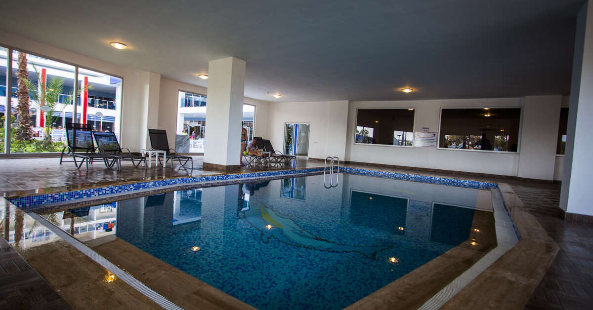Een foto van het zwembad bij Hotel Eftalia Marin