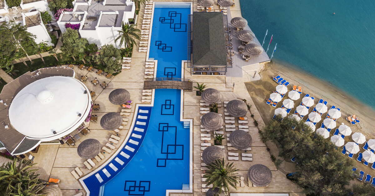 Een foto van een overzicht van Hotel Samara
