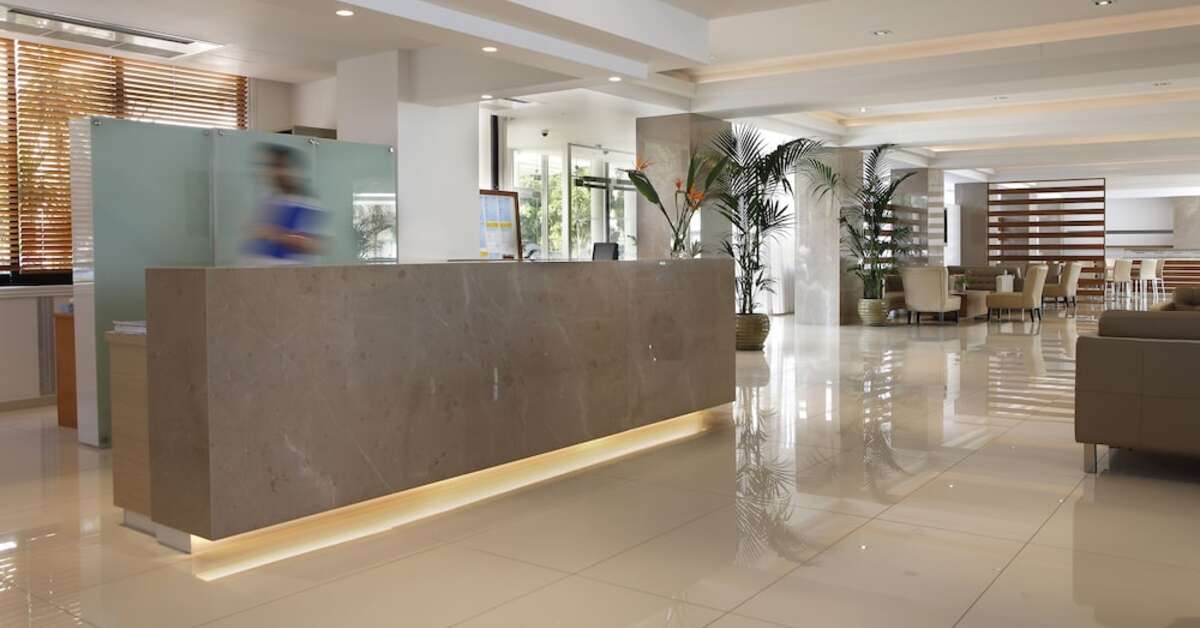 Een foto van het interieur van Sunrise Oasis