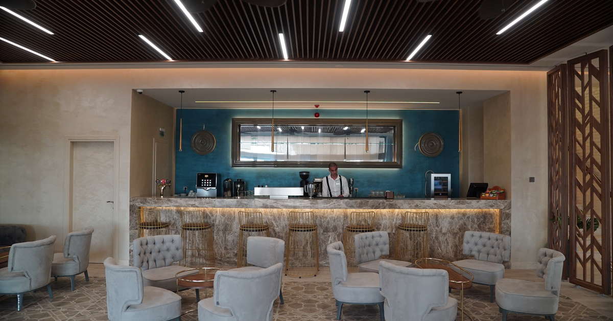 Een foto van de faciliteiten bij Almyros Beach Hotel