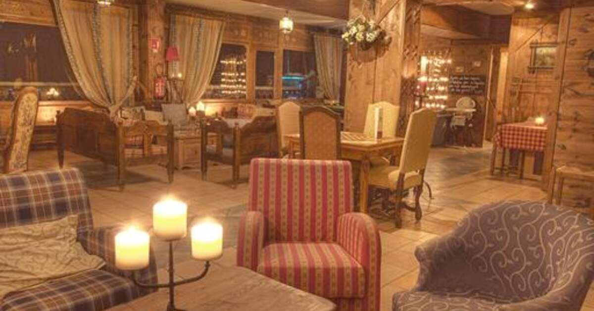 Een foto van het interieur van Les Balcons de Belle Plagne