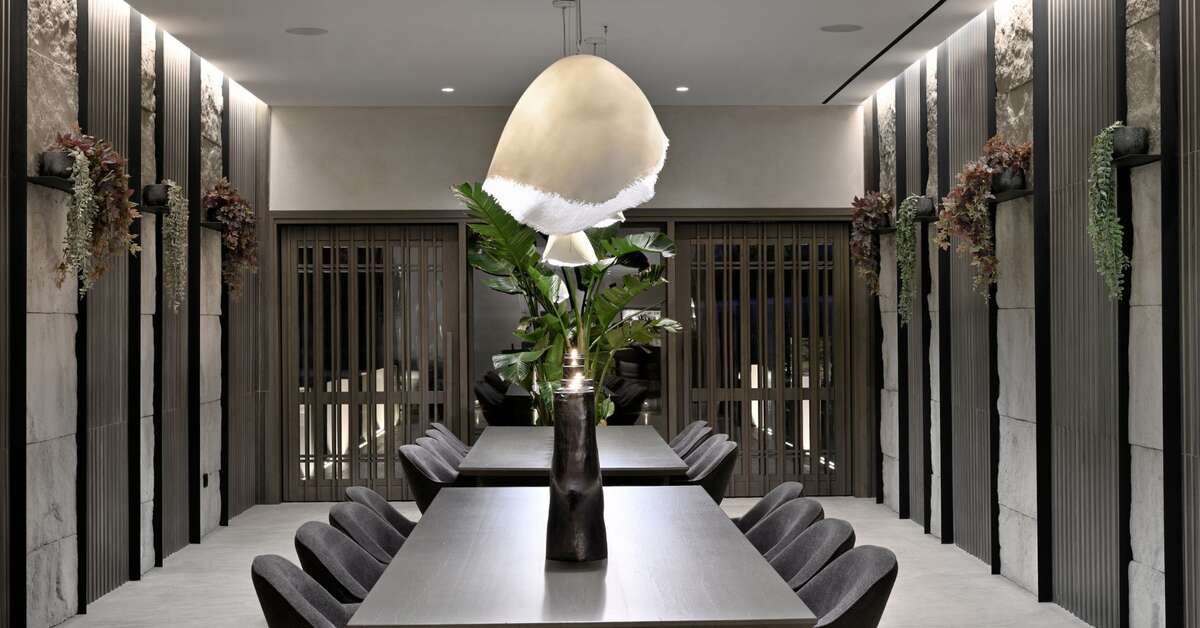 Een foto van het interieur van Aeonic Suites & Spa