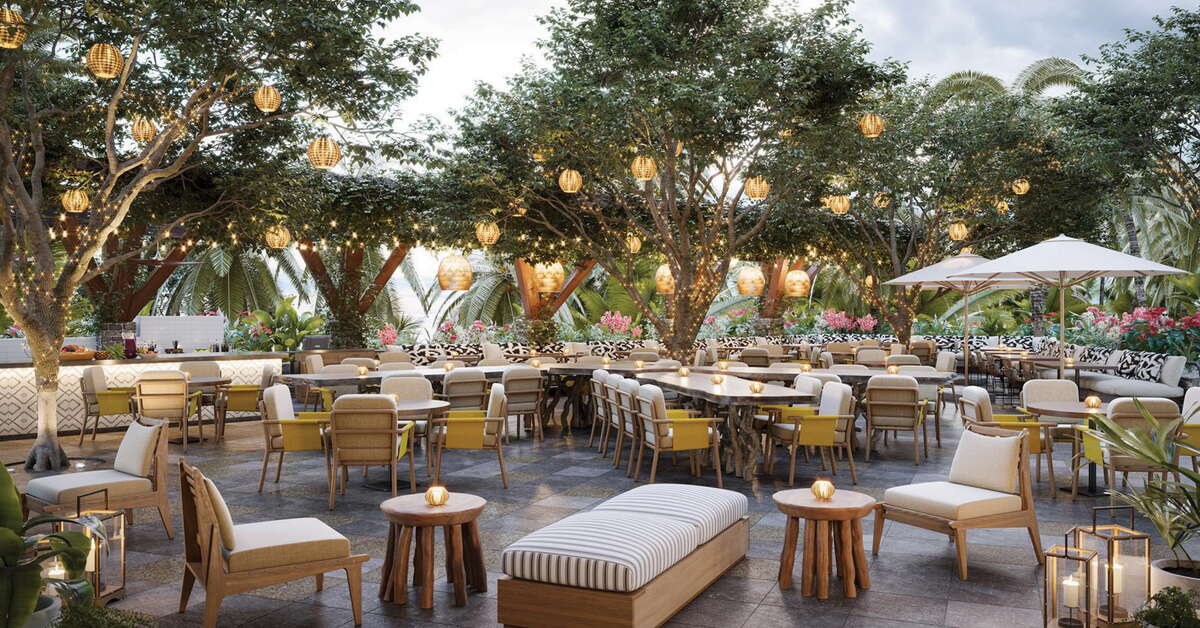 Een foto van het terras bij Rixos Park Belek
