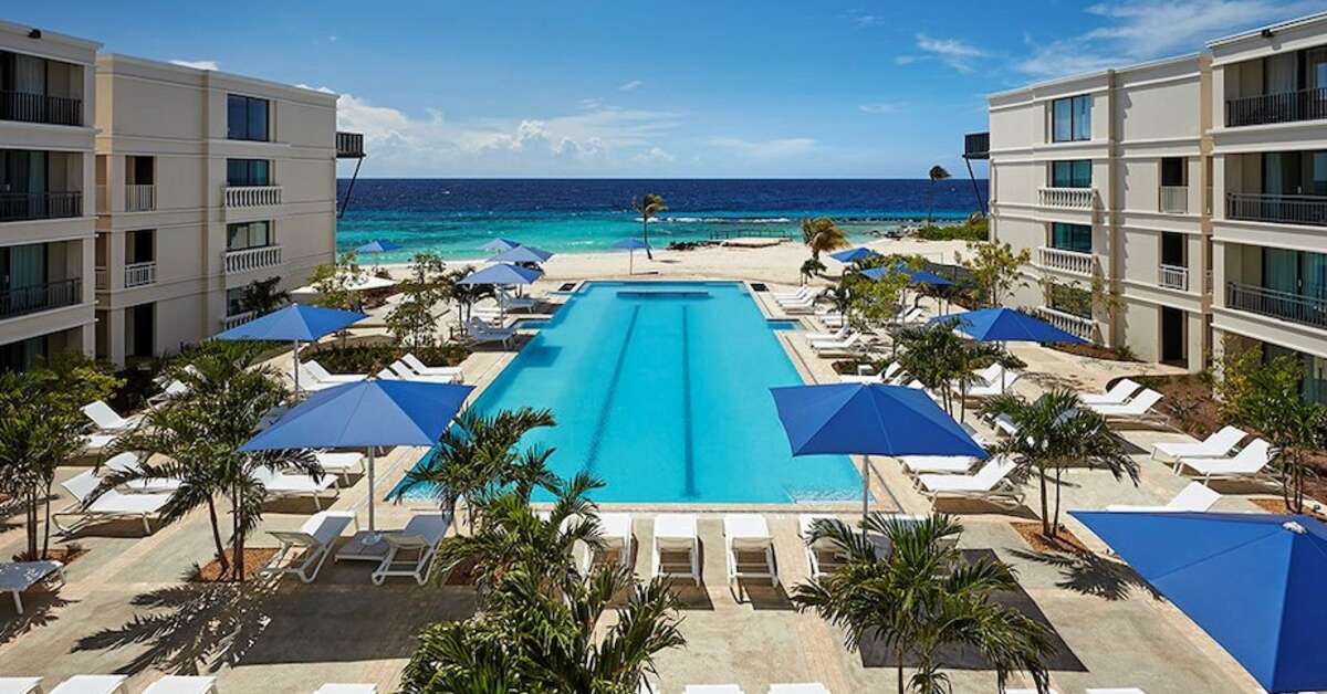 Een foto van een overzicht van Curacao Marriott Beach Resort