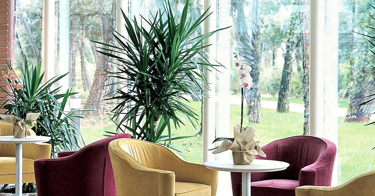 Een foto van het interieur van TH Tirrenia Green Park Resort