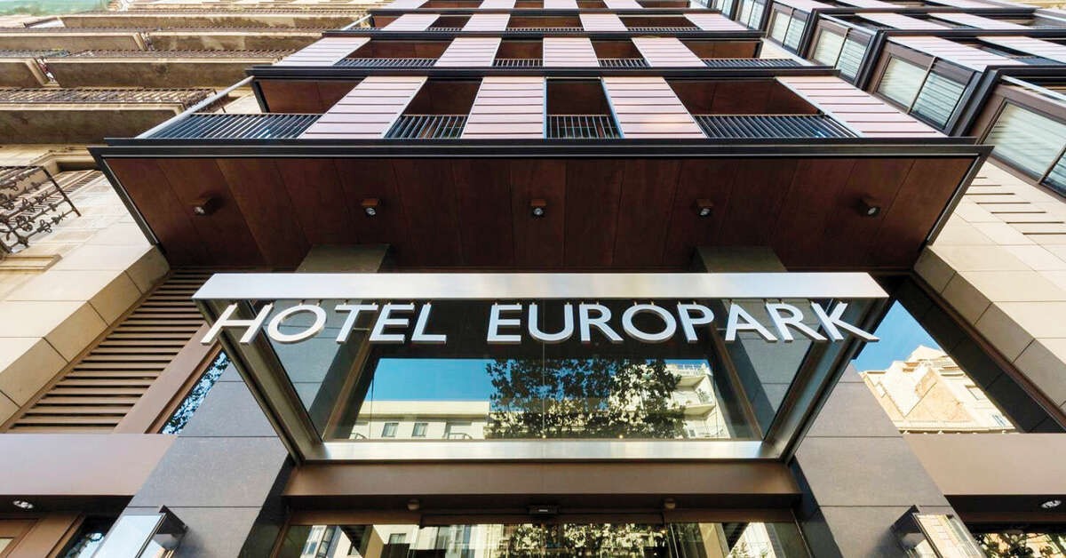 Een foto van de buitenkant van Hotel Europark