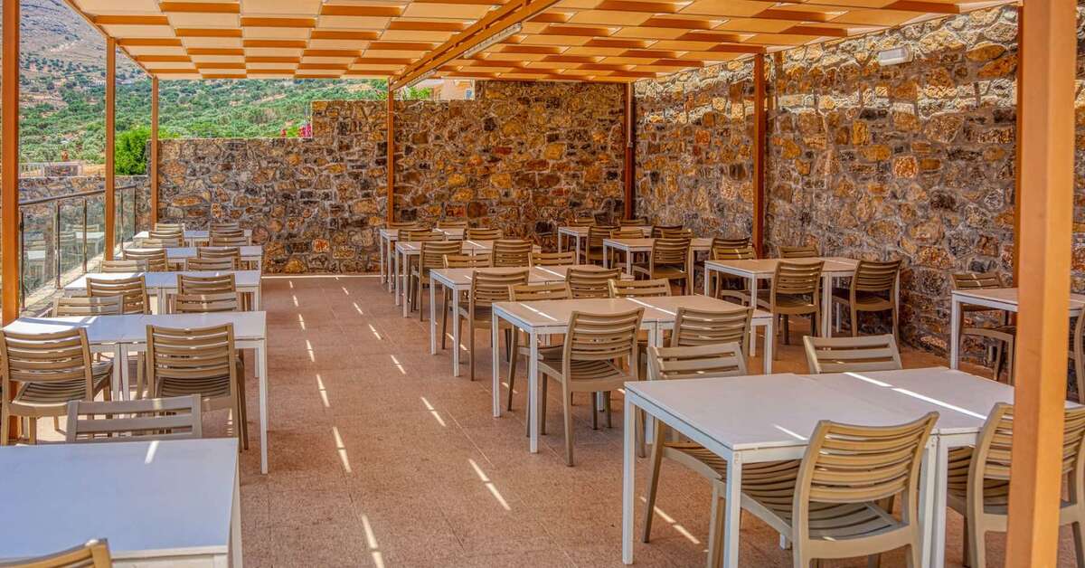 Een foto van de faciliteiten bij Elounda Water Park Residence Hotel