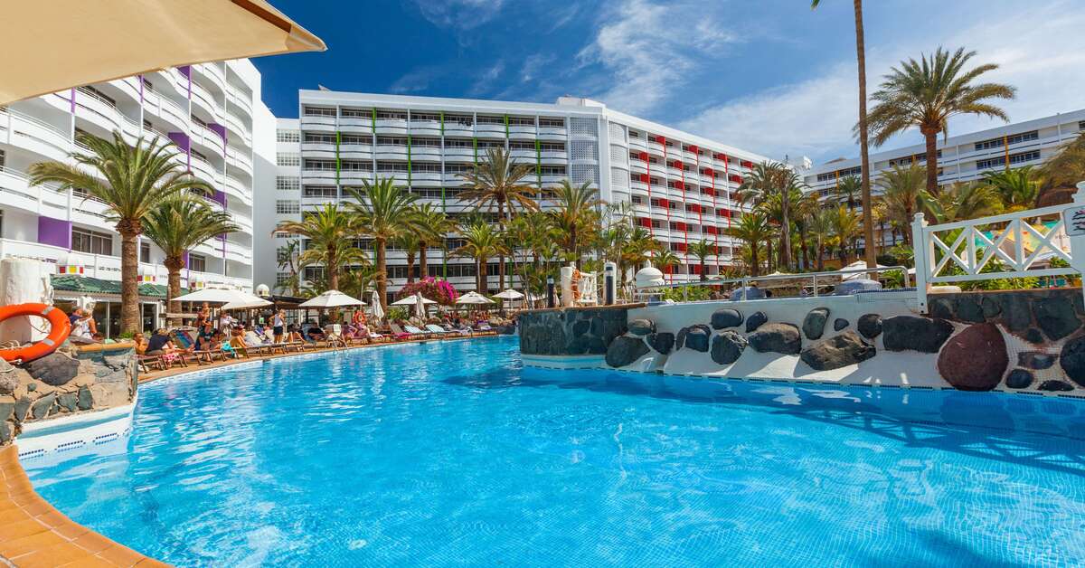 Een foto van het zwembad bij Abora Buenaventura by Lopesan Hotels