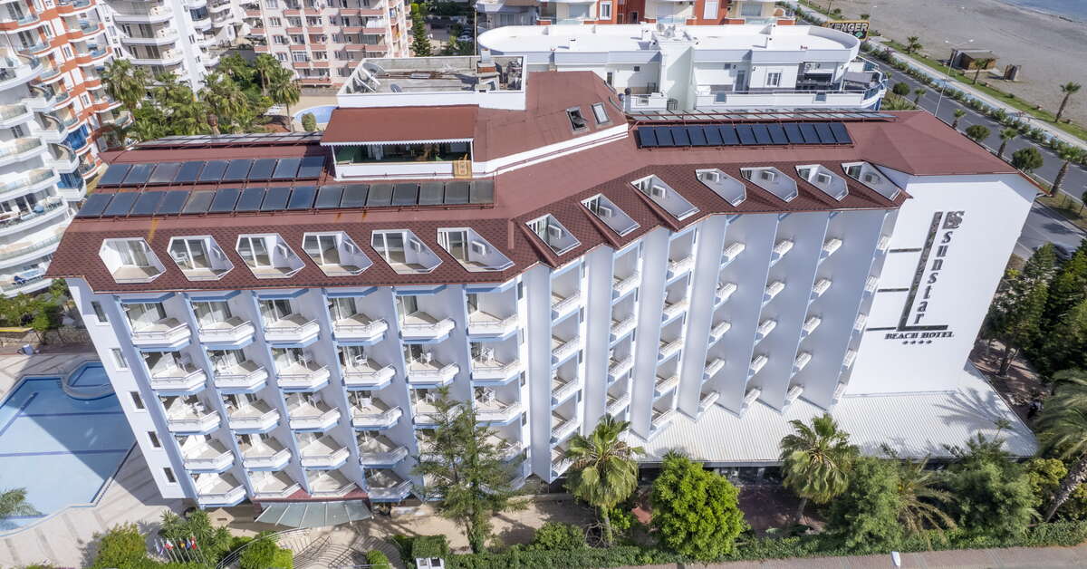 Een foto van de buitenkant van Sun Star Beach Hotel