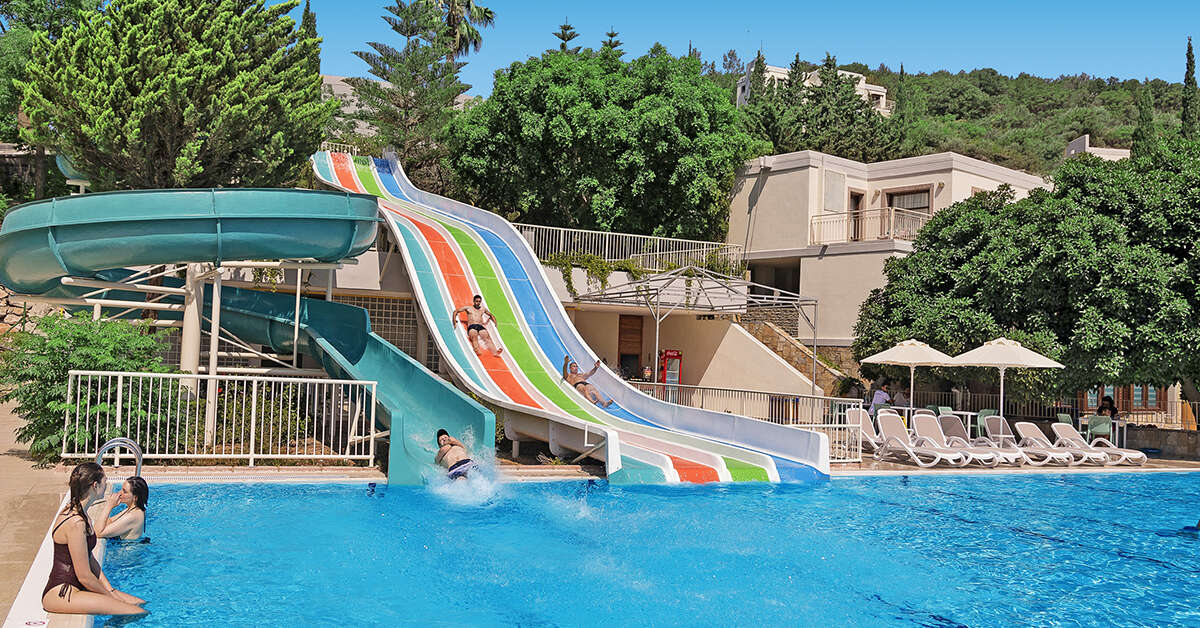 Een foto van het zwembad bij Duja Bodrum Hotel