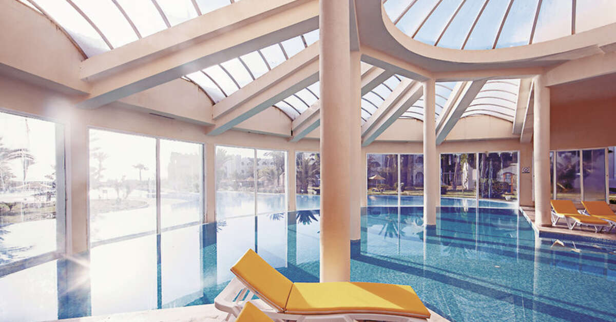 Een foto van het zwembad bij Mahdia Beach & Aquapark