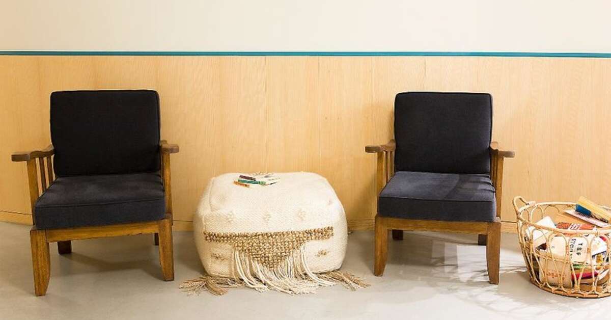 Een foto van het interieur van Hotel Meira