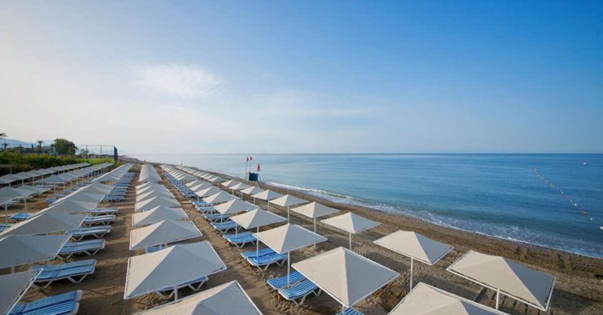 Een foto van het strand bij Aydinbey Gold Dreams