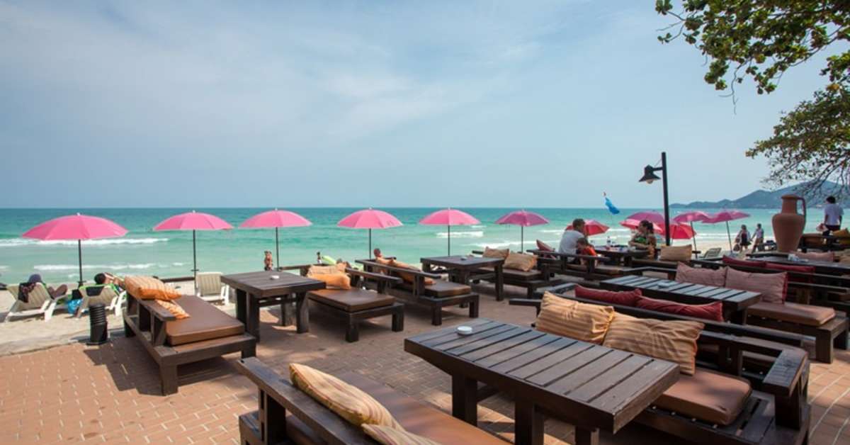 Een foto van het terras bij Baan Samui Resort