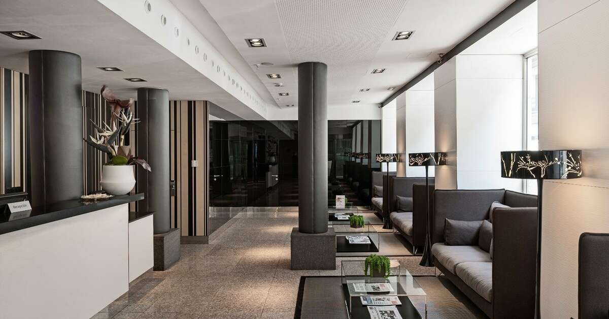 Een foto van het interieur van Catalonia Plaza Mayor