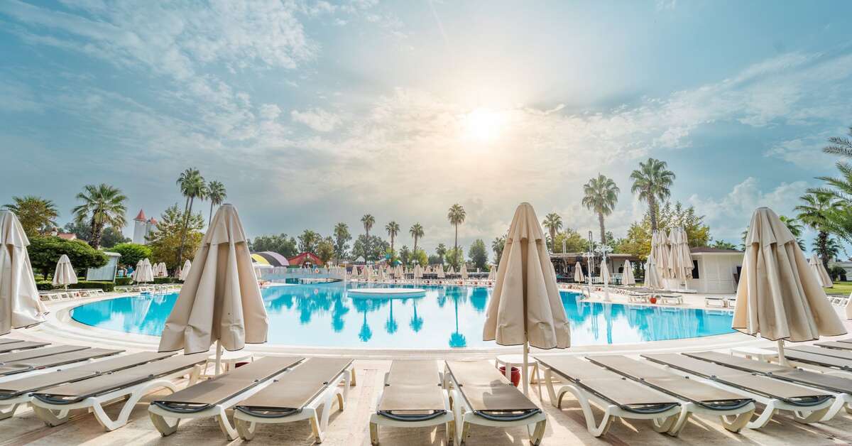 Een foto van het zwembad bij IC Hotels Santai Family Resort