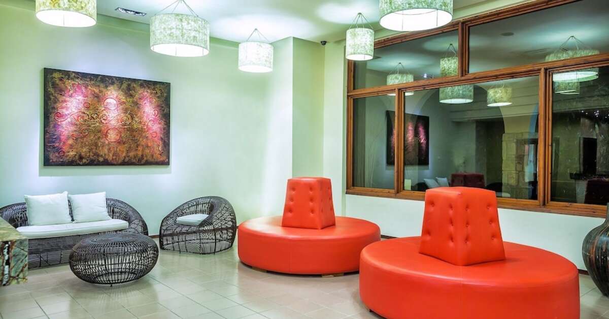 Ein Foto vom Innenbereich im Possidi Paradise Hotel