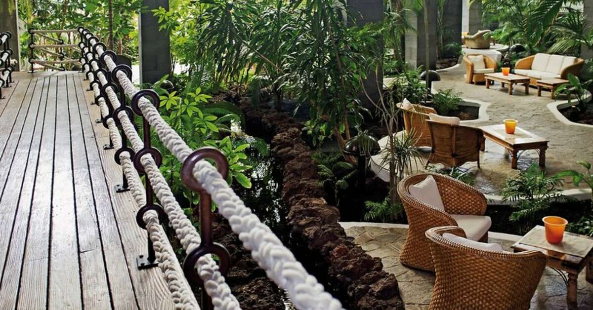 Een foto van het interieur van Princesa Yaiza Suite Hotel Resort