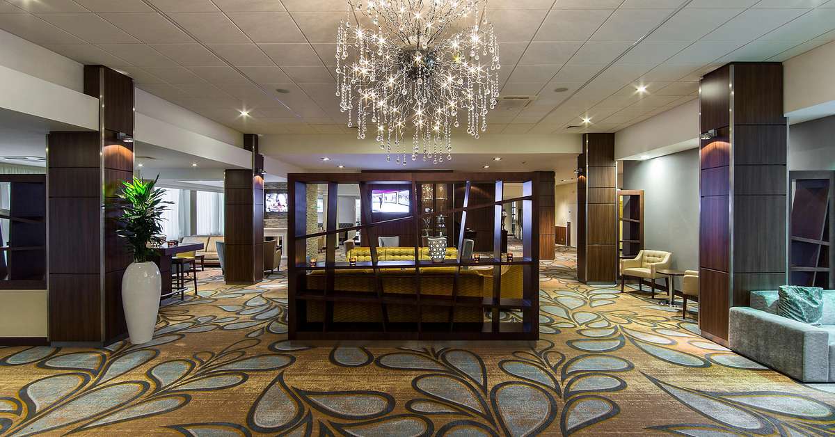 Een foto van het interieur van Crowne Plaza Maastricht