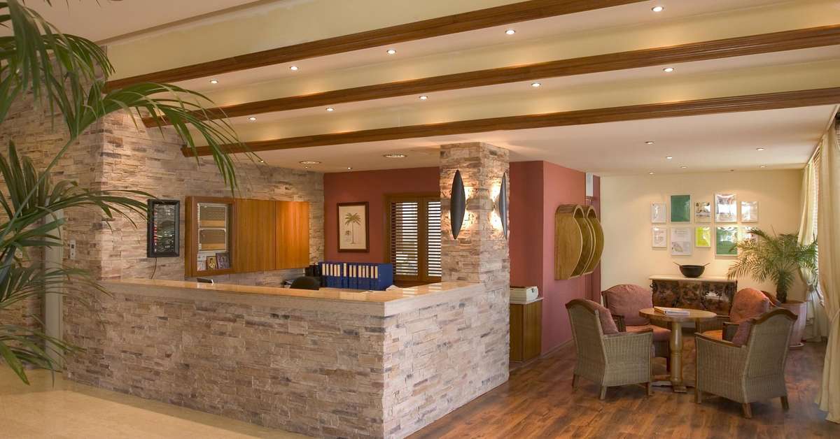 Een foto van het interieur van Alva Hotel Appartementen