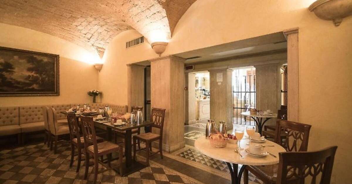 Ein Foto von den Einrichtungen im Hotel Donatello Rome