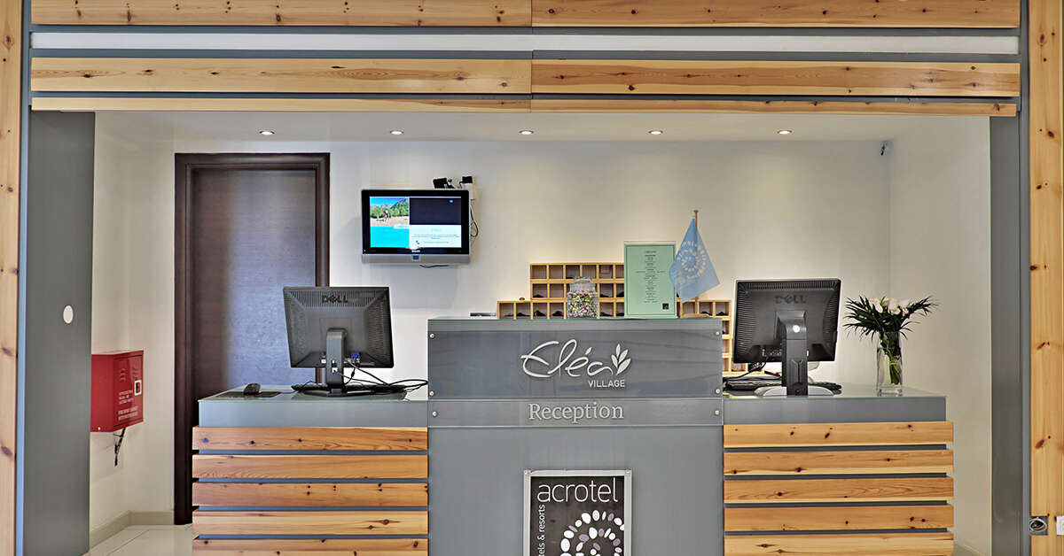 Een foto van het interieur van Acrotel Elea Beach