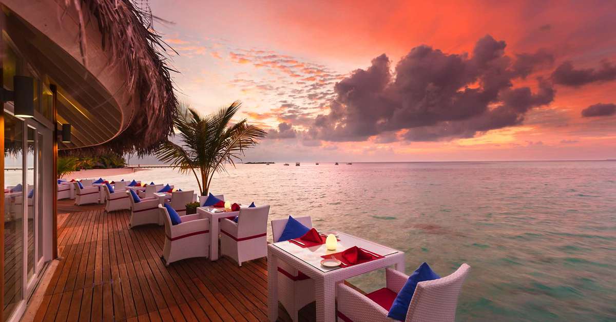 Een foto van de faciliteiten bij Sun Siyam Vilu Reef