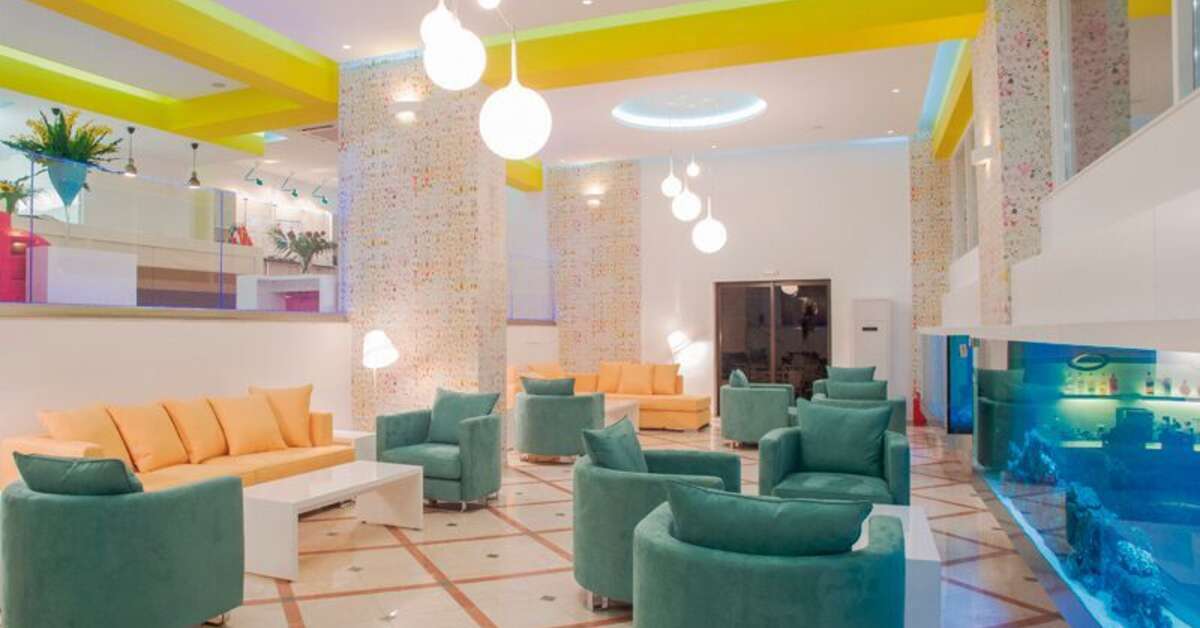 Een foto van het interieur van Electra Beach Hotel