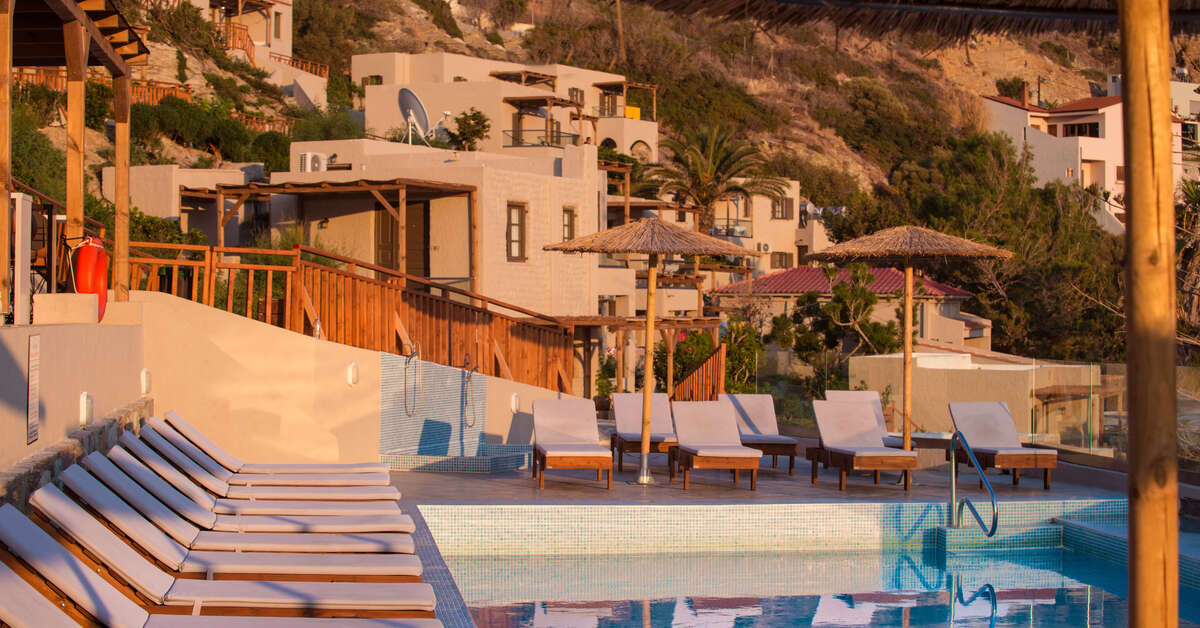 Een foto van het zwembad bij Lygaria Beach Hotel